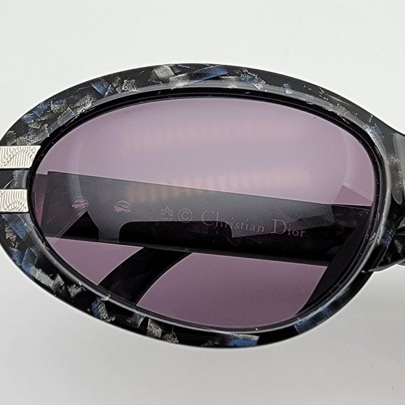 Christian Dior 2904 95 Black Marble Frame Purple Lens Sunglasses Austria 55-17 main image 10